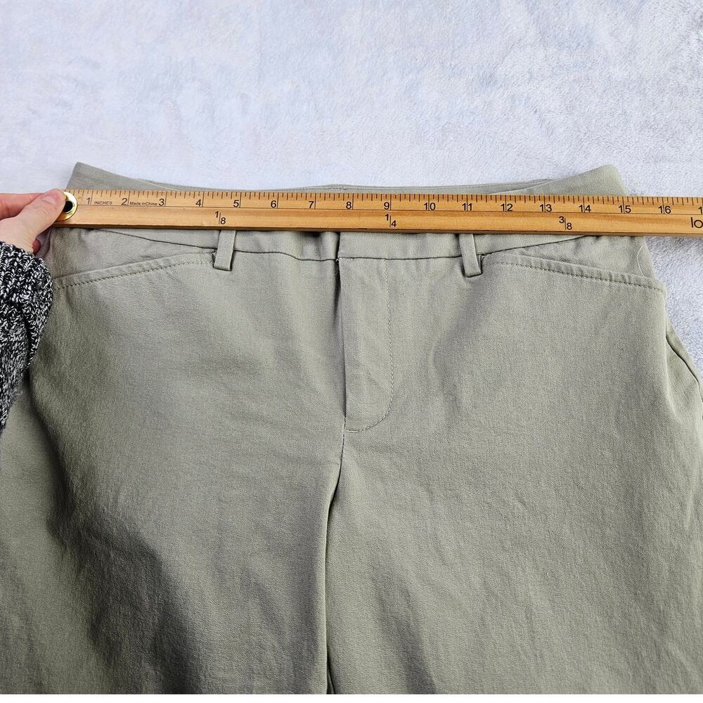 Eddie Bauer Curvy Fit Chino Pants Women 8 Khaki Tan Stretch Casual Office Career - Picture 9 of 12